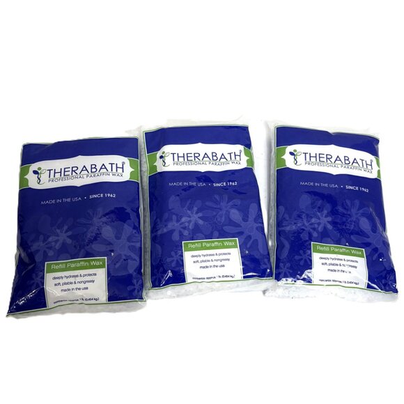 Therabath paraffin Bundle Three 1 lb. ScentFree– Hypoallergenic Bags  NWT - Picture 1 of 6